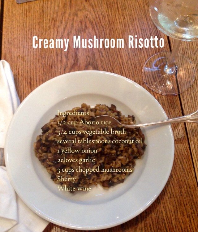 The Creamiest Vegan, Mushroom Risotto