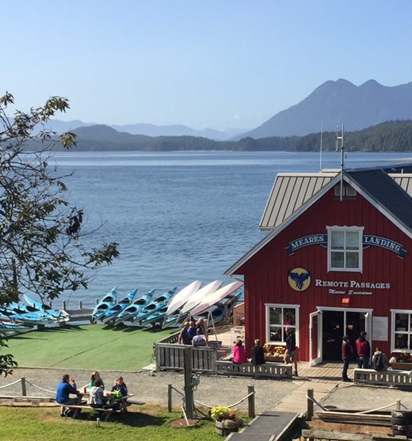 Kayaking center in Tofino, BC
