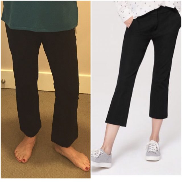 Loft Marisa cropped pant
