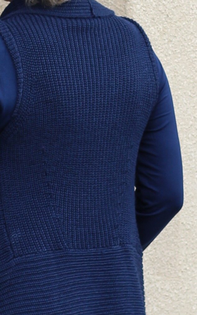 Johanna vest from Chico's in navy