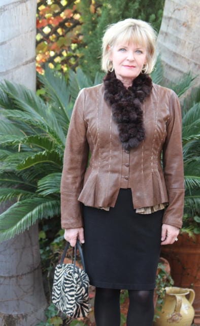 Styling a Leather jacket in Midlife