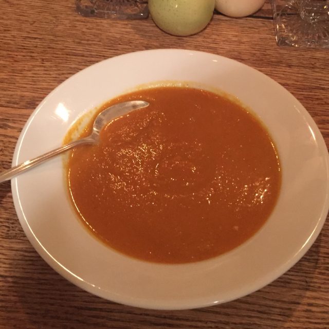 vegan curried coconut soup