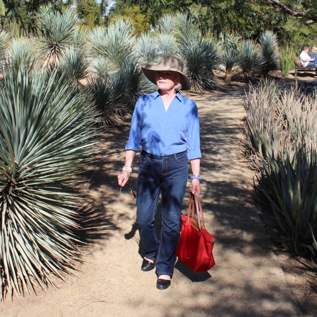 Walking the grounds of the Annenberg Estate in Rancho Mirage