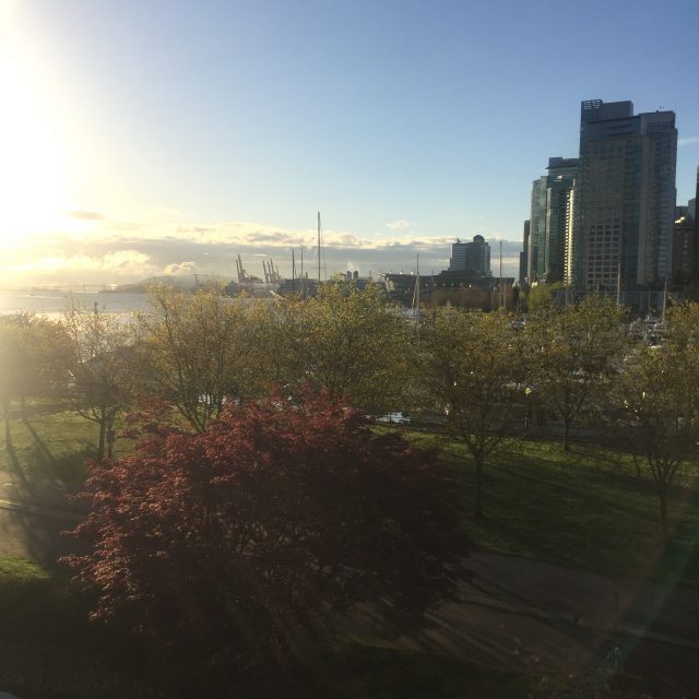 sunrise in Vancouver