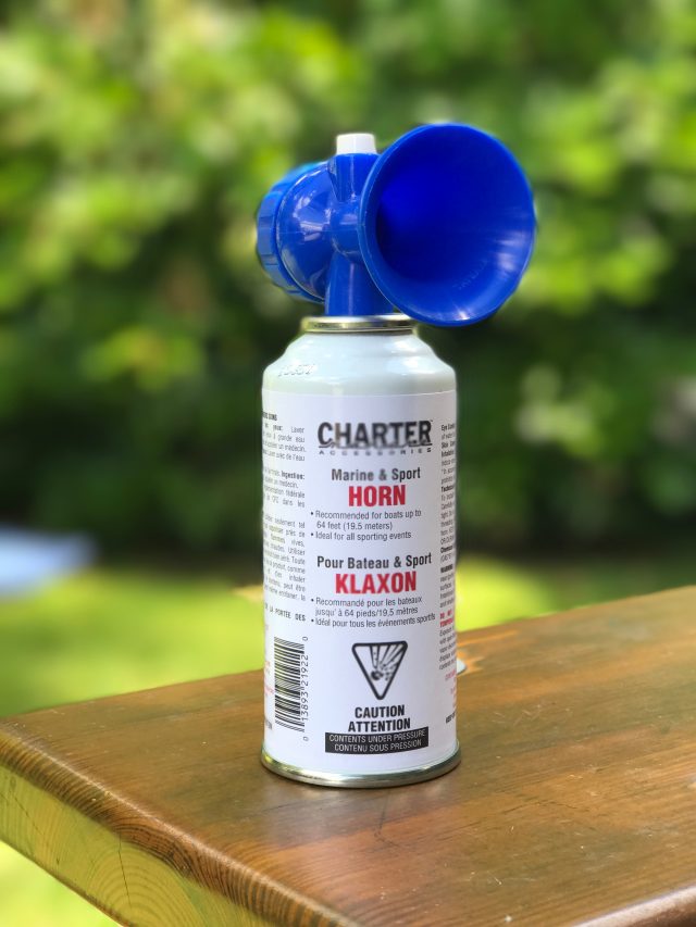 Air Horn to feel safe while RVing