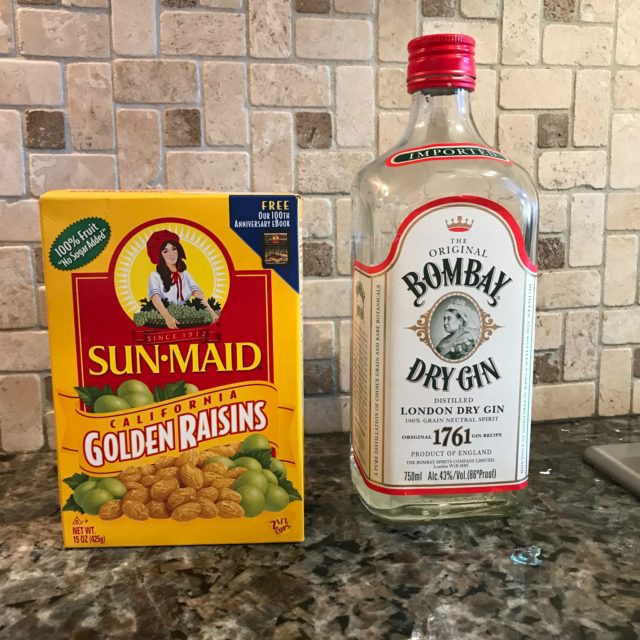 Gin soaked raisins on A Well Styled Life