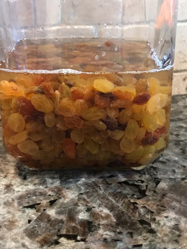 Gin soaked raisin recipe on A Well Styled Life