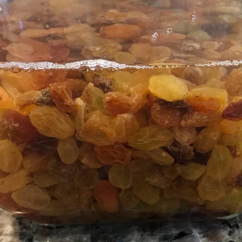 Gin soaked raisin recipe