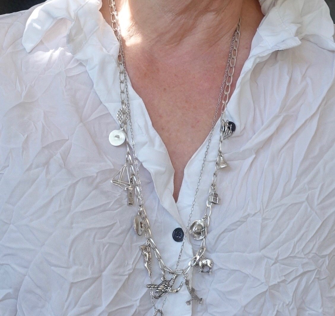 Jennifer Connolly of A Well Styled Life charm necklace