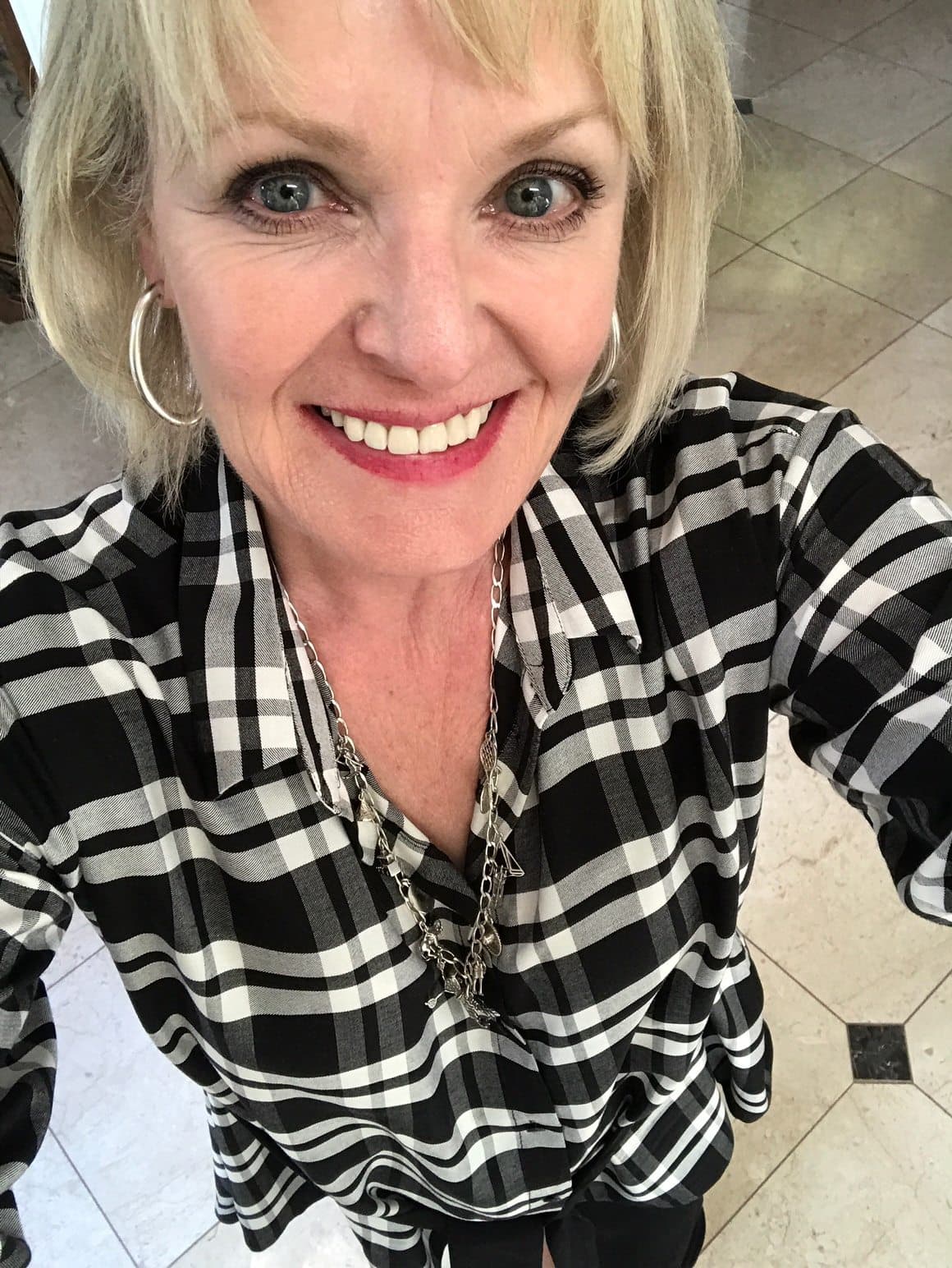 Jennifer Connolly of A Well Styled Life wearing charm necklace