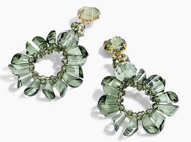 J. Crew wreath earrings on A Well Styled Life