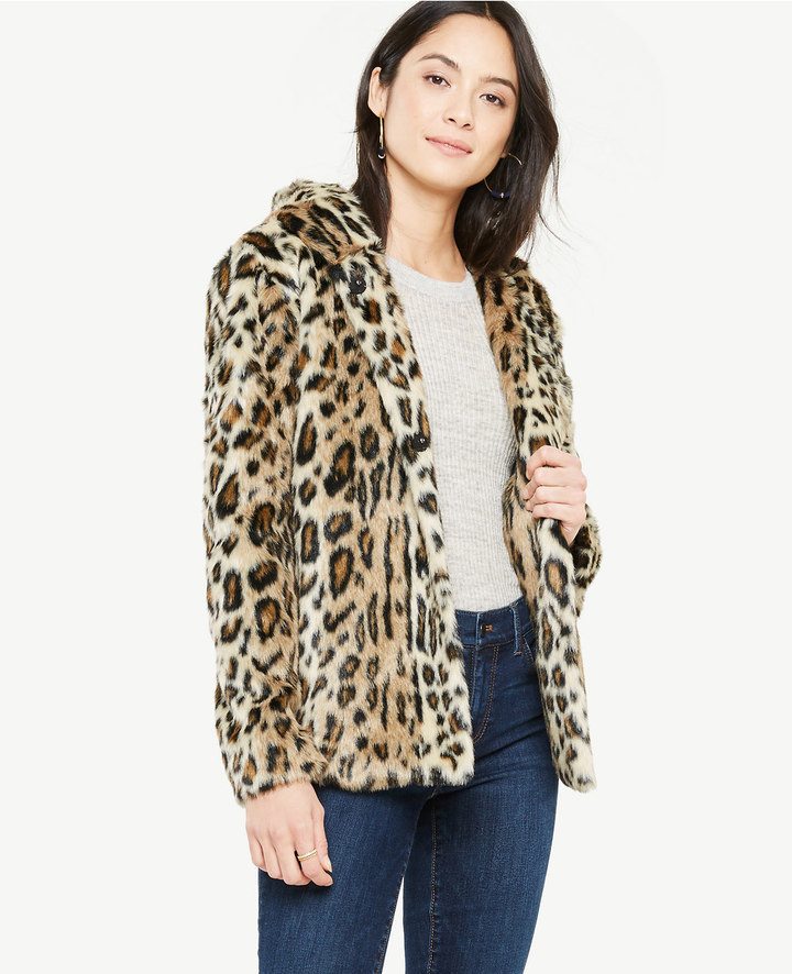 Ann Tayler leopard jacket on A Well Styled Life