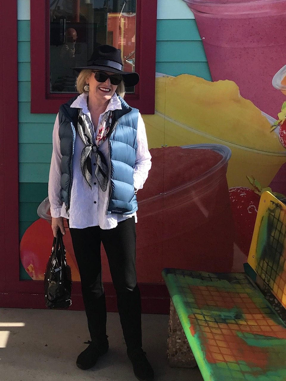 Jennifer Connolly of A Well Styled Life at Santa Cruz Beach Boardwalk