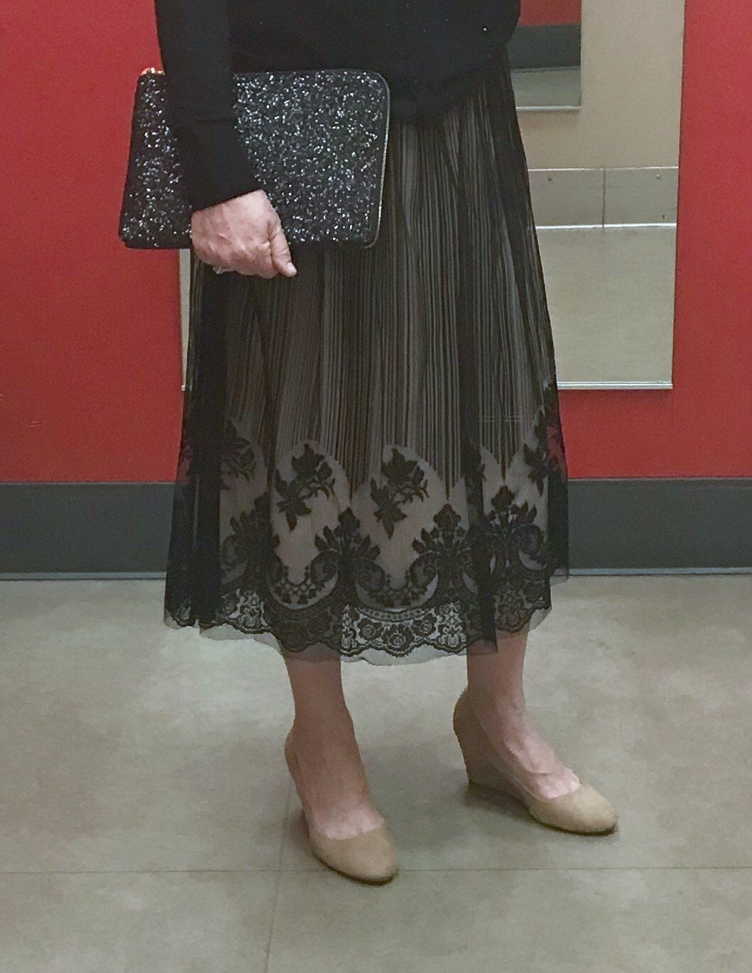 Jennifer Connolly of A Well Styled Life wearing Target Skirt
