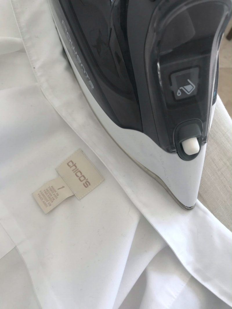 Ironing technique to keep your collar popped on A Well Styled Life