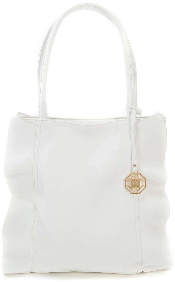 Gianni Bini Florence Ruffle Tote on A Well Styled Life