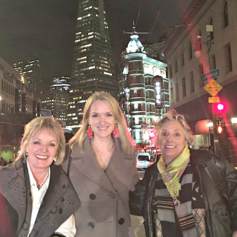 The Connolly women in North Beach