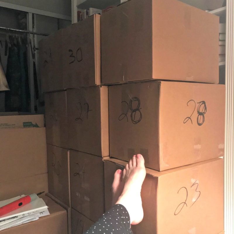 Moving boxes on A Well Styled Life