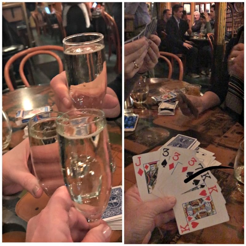 rousing card ganme at vesuvios in SF on A Well Styled Life