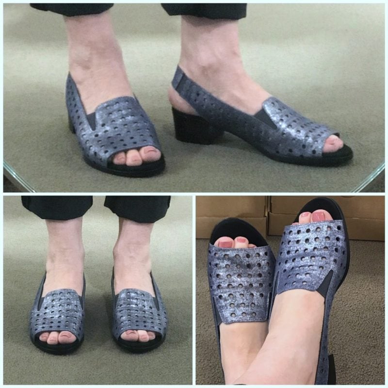 Mickee slingback sandal on A Well Styled Life