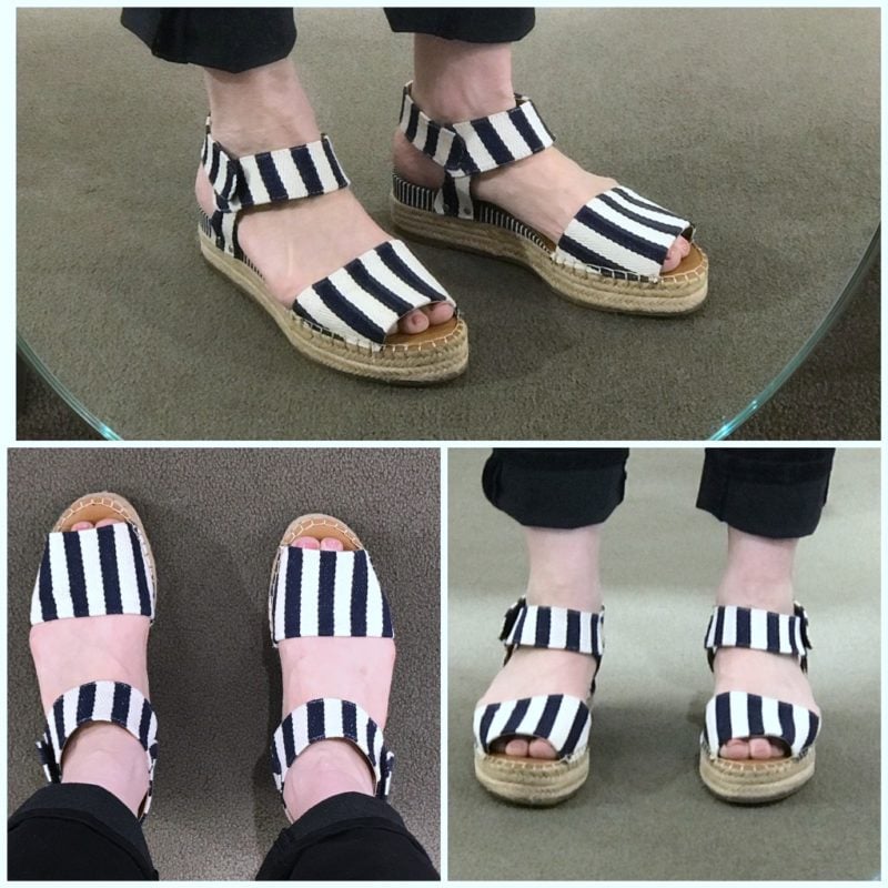 Oak wedge sandal by Sarto