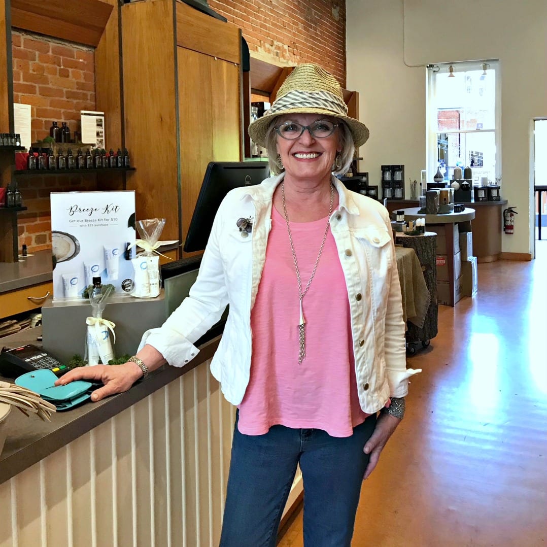 Jennifer Connolly of A Well Styled Life at Escents in Victoria BC