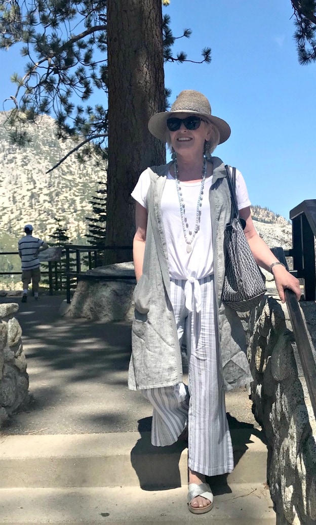 Jennifer Connolly of A Well Styled Life exploring Emerald Bay