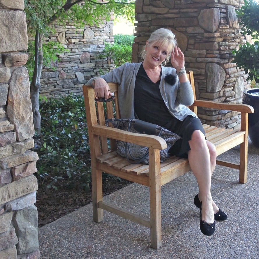 Essential V-Neck sweater from Lily Silk on A Well Styled Life
