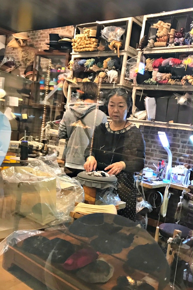 hat makers in CA4LA Tokyo