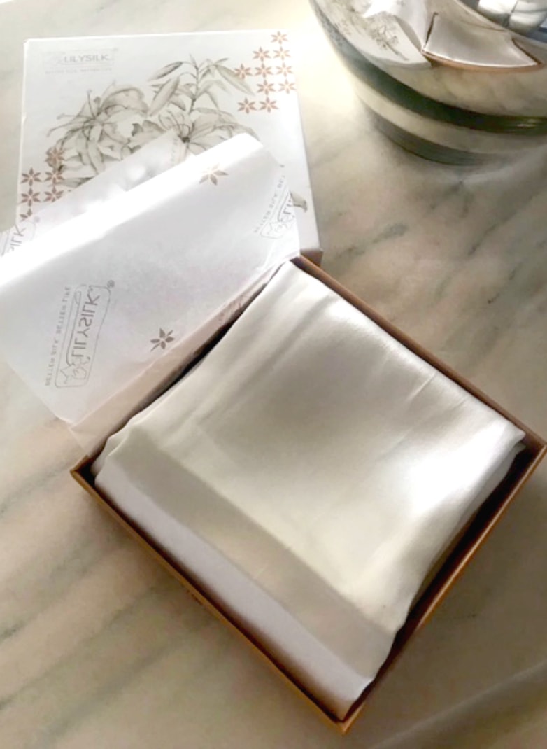 silk pillowcases in the box for gifting