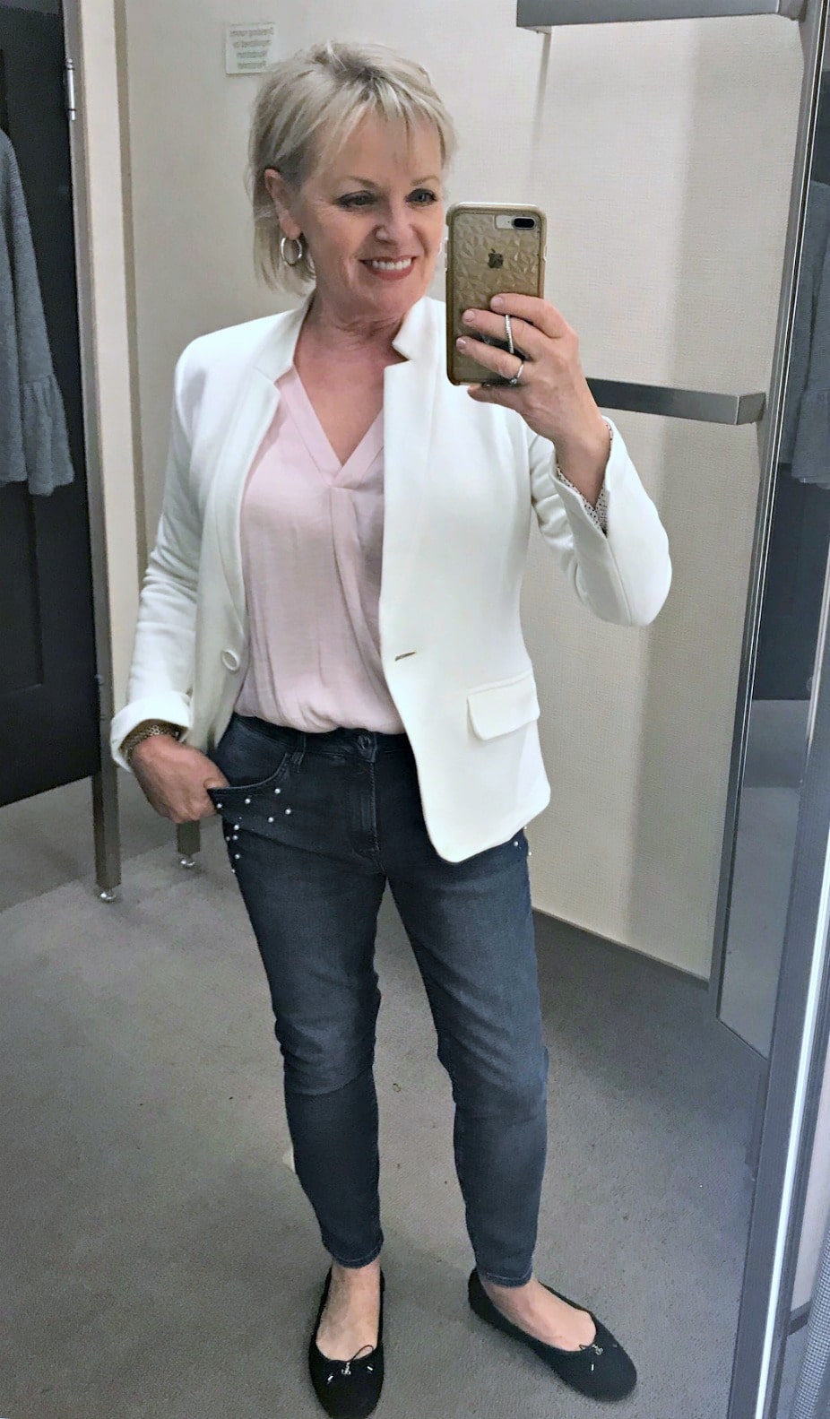 Jennifer Connolly of A Well Styled Life styling Mavi jeans from Nordstrom
