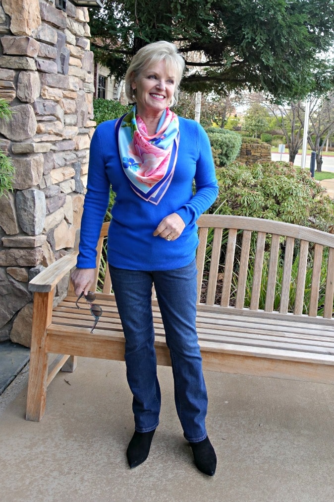 silk scarf from LilySilk on A Well Styled Life