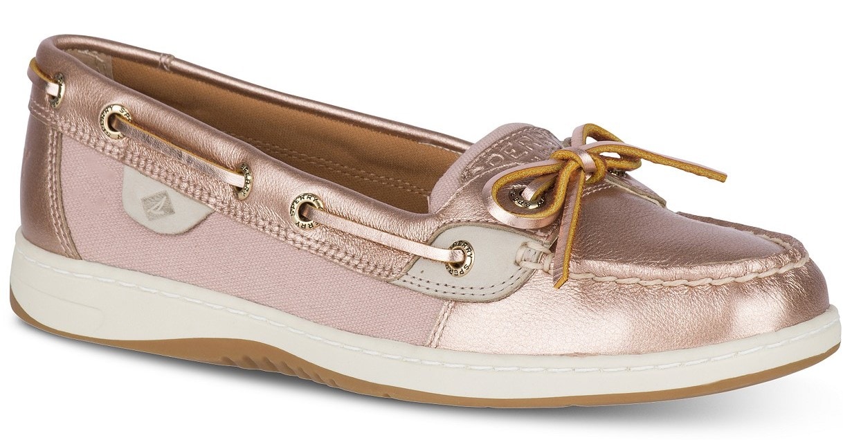 Rose Gold Sperry Topsider on A Well Styled Life
