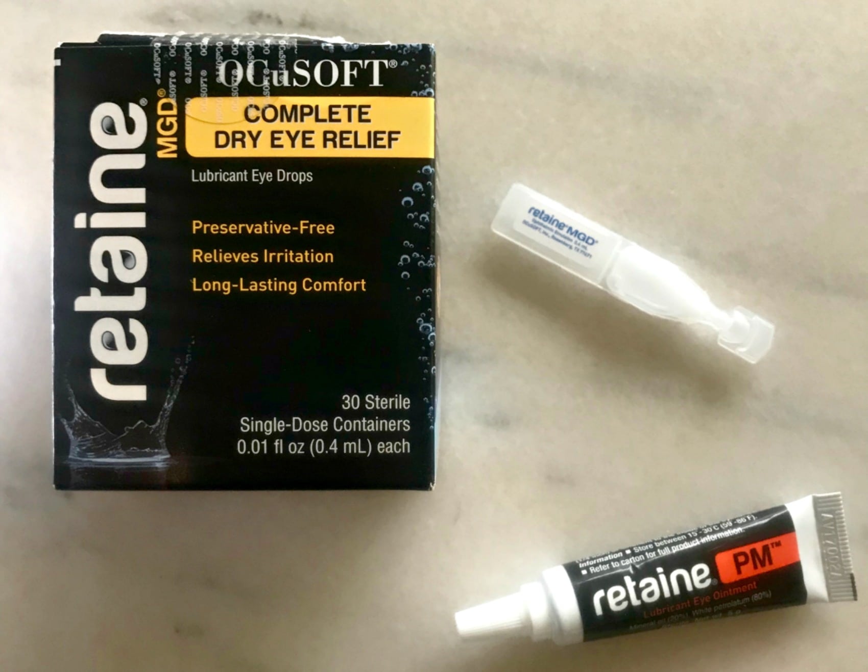 reatine eye gel and eye drops on A Well Styled Life