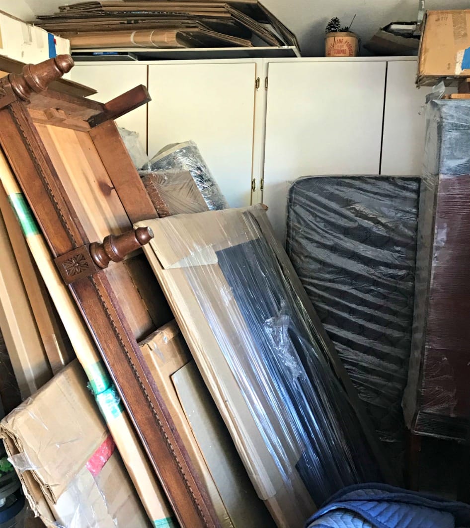 messy garage