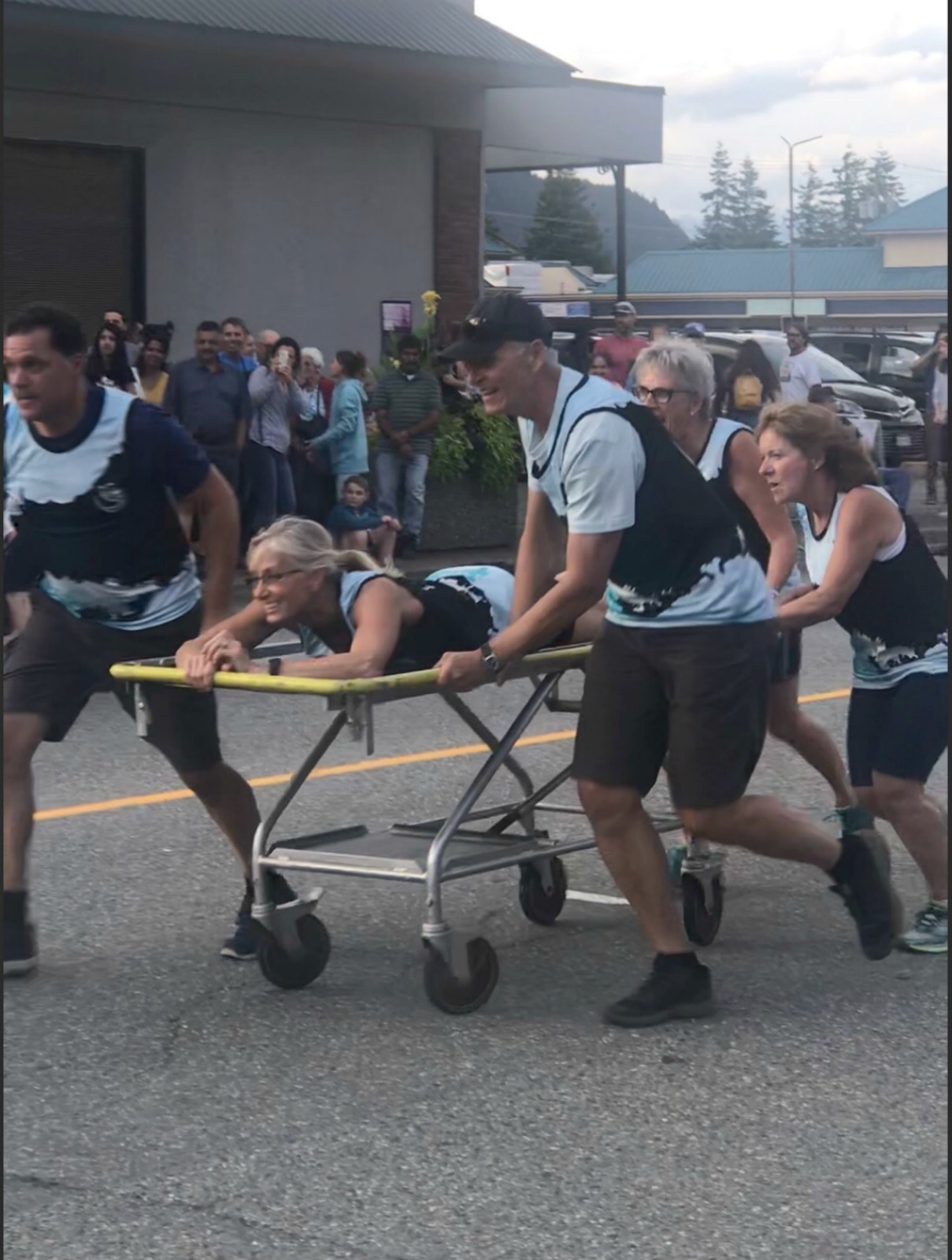 bed race on gurneys on A Well Styled Life