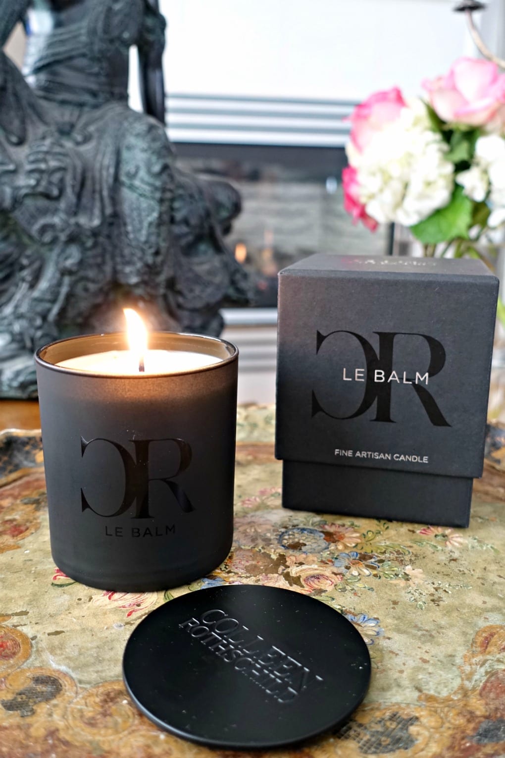 Colleen Rothschild candle on A Well Styled Life