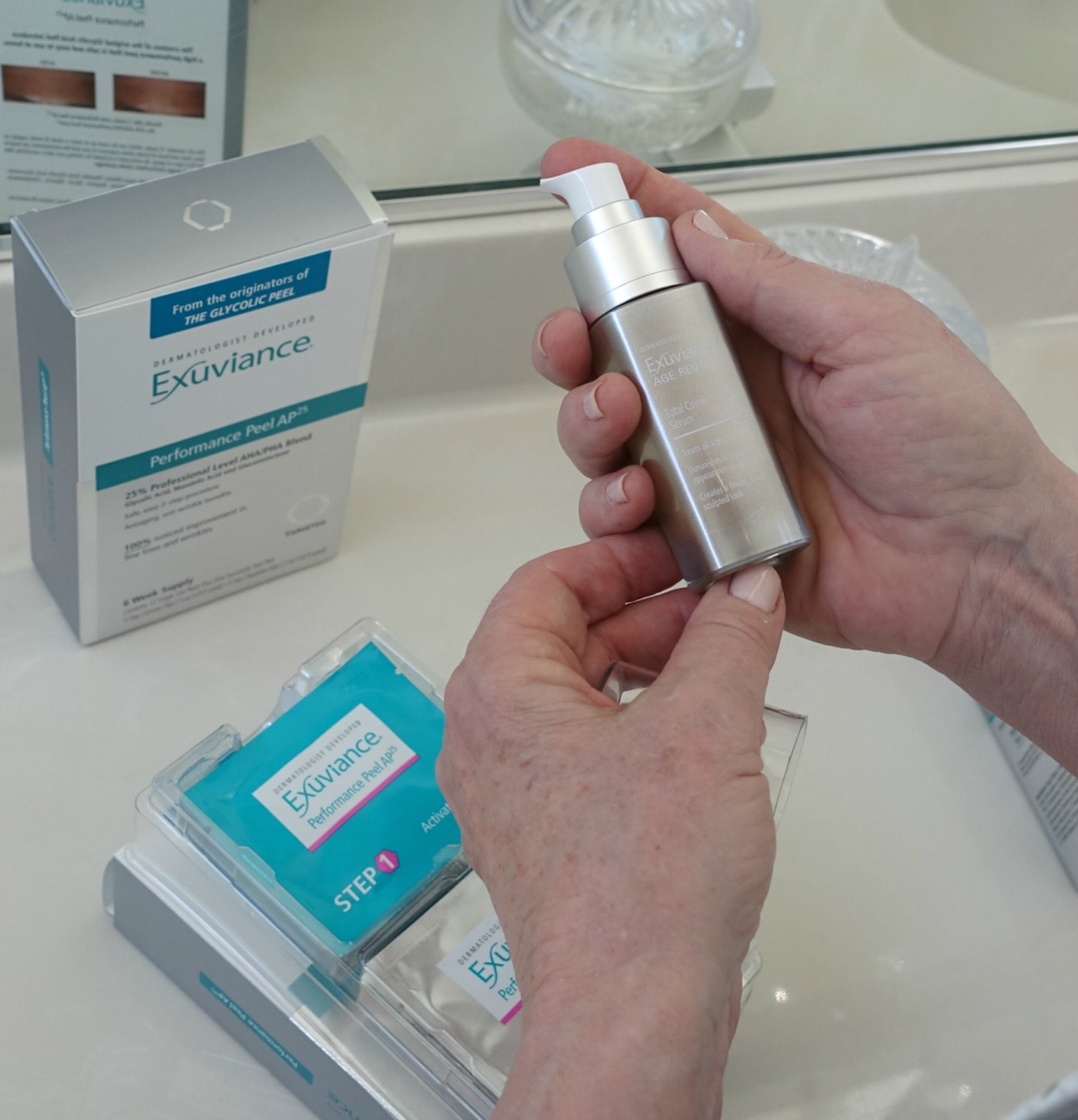 Exuviance Age Reverse Total Correct and Sculpt Serum