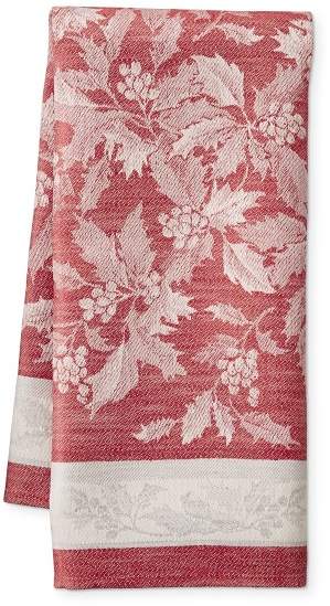 holly tea towel from William Sonoma on A Well Styled Life