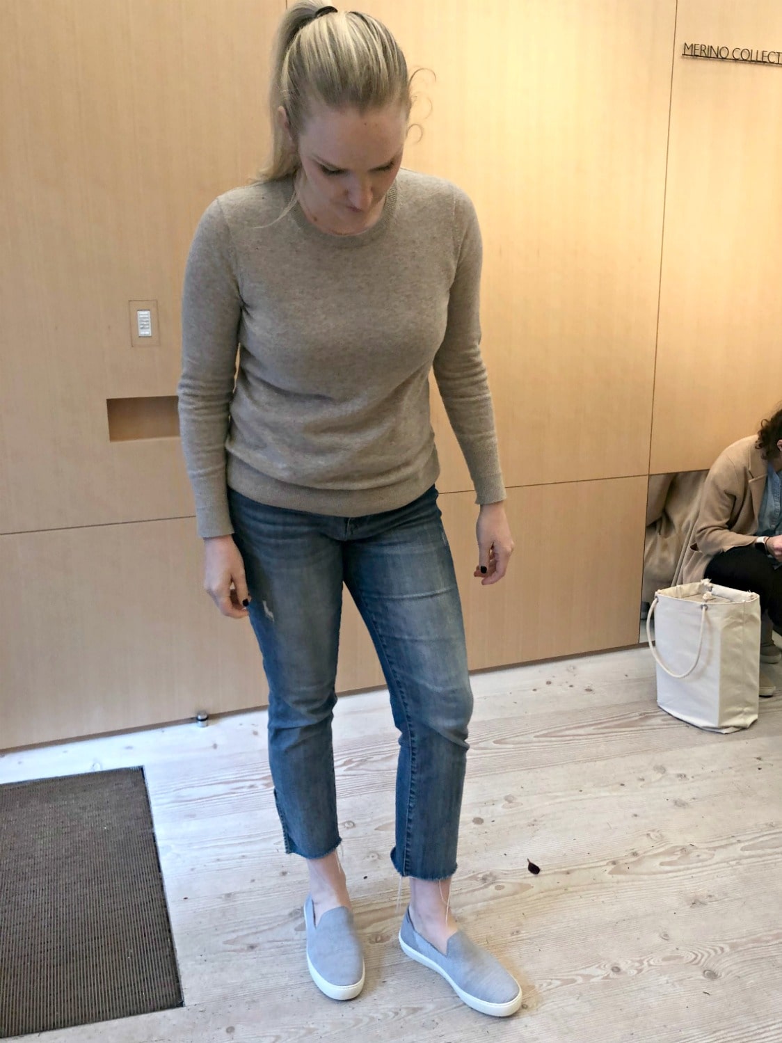 Merino sneaker from Rothy's