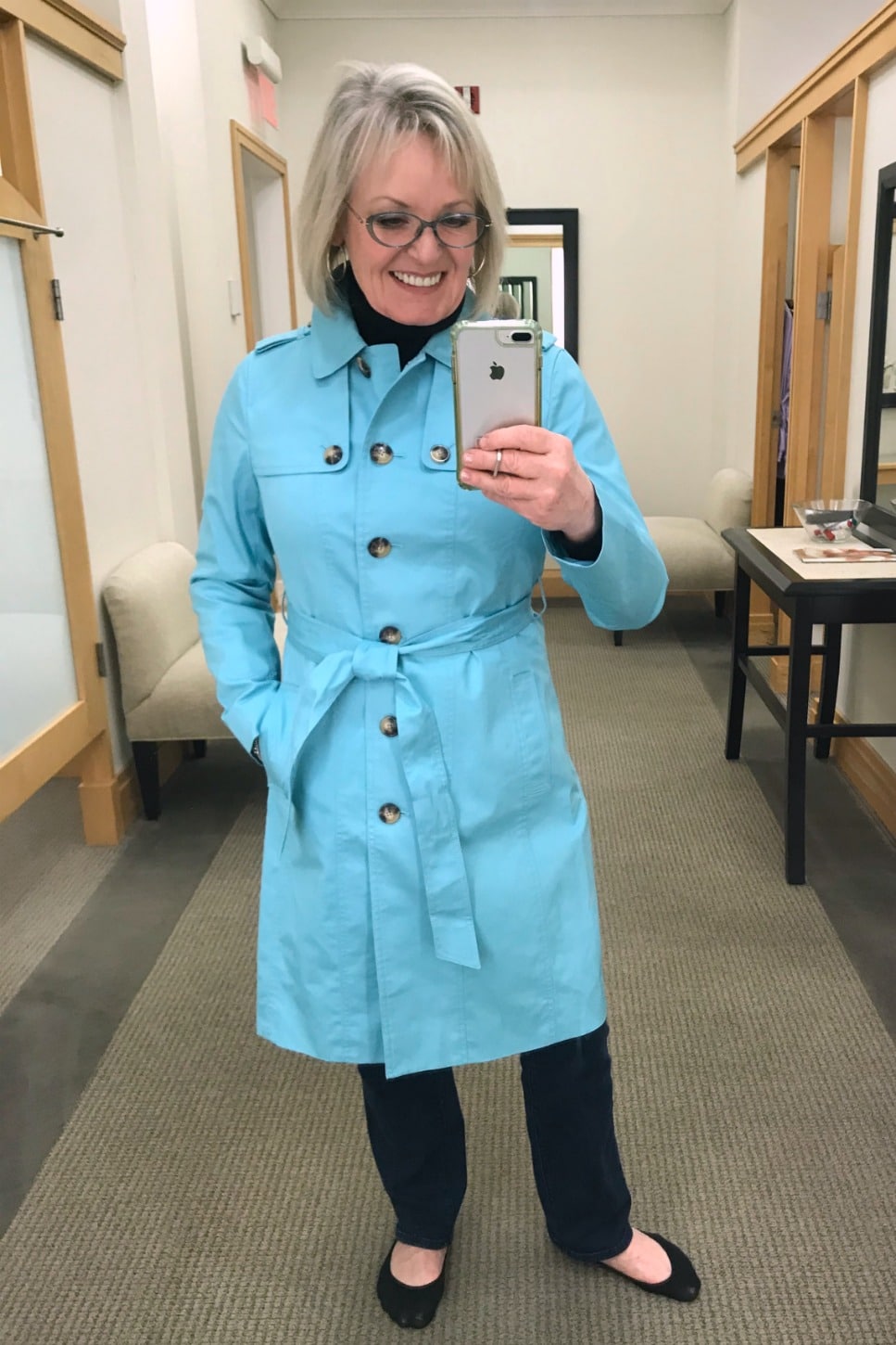 Talbots classic trench coat