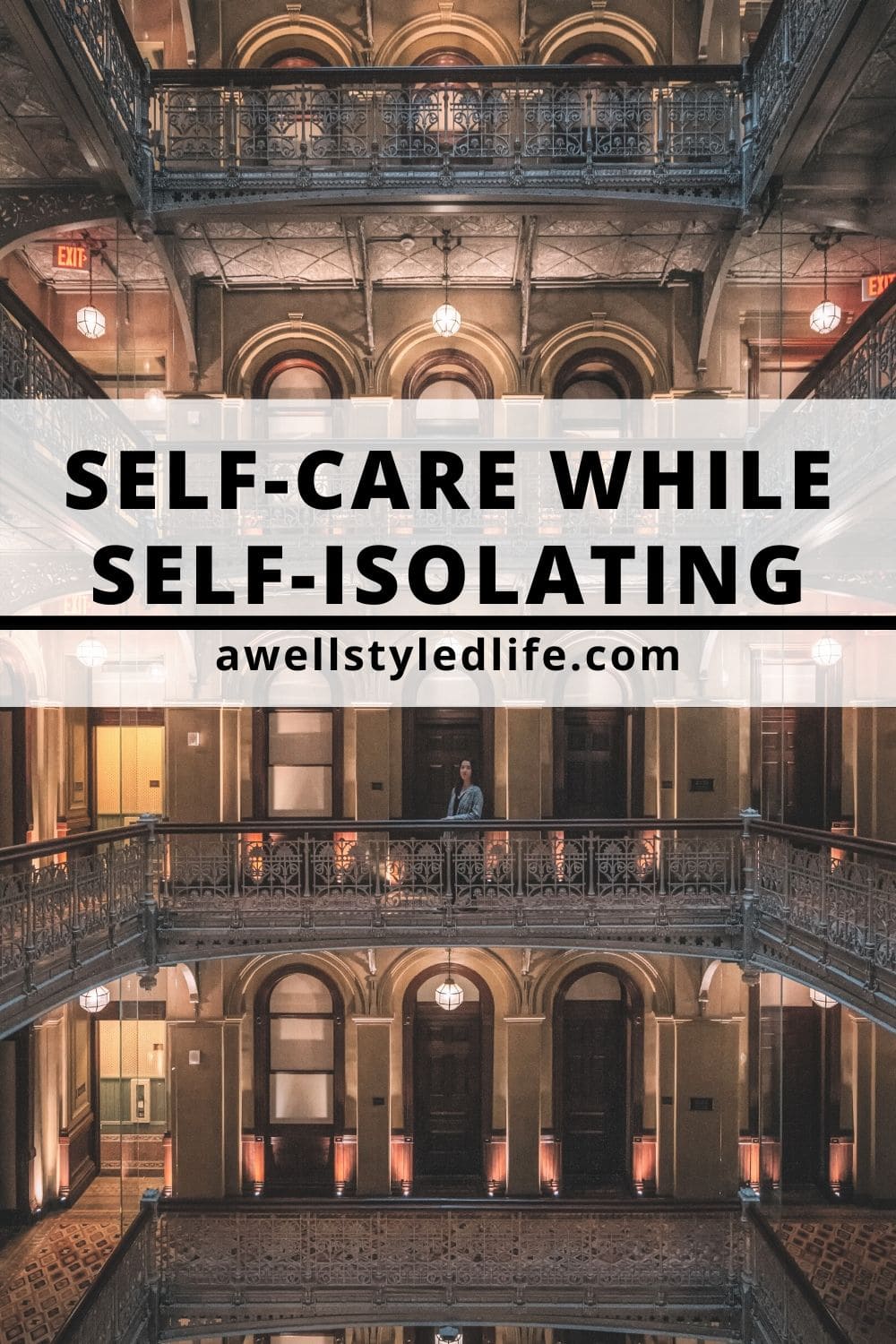 woman alone self isolating
