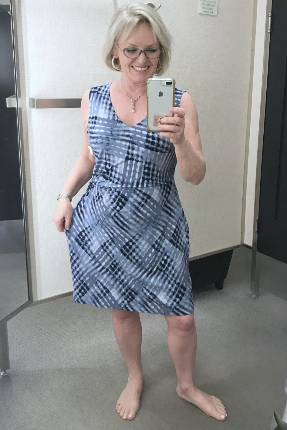 nic+zoe crossover twist dress on midlife blogger
