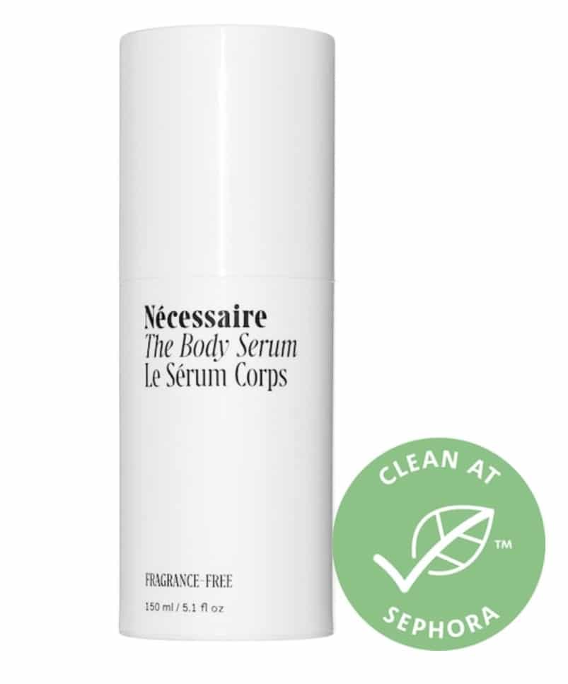 white bottle of serum