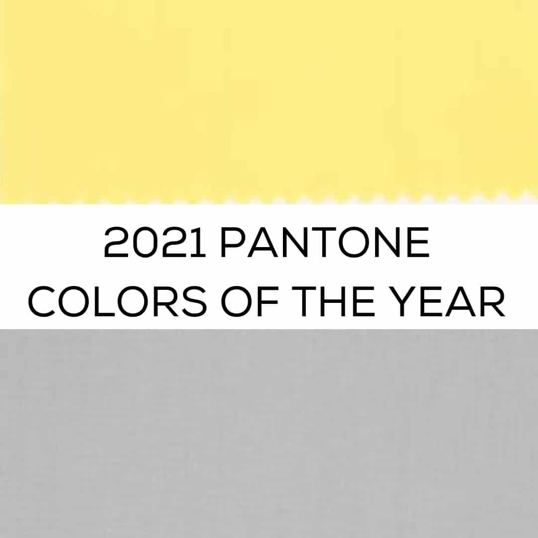 IMAGE OF TWO PANTONE COLORS OF 2021
