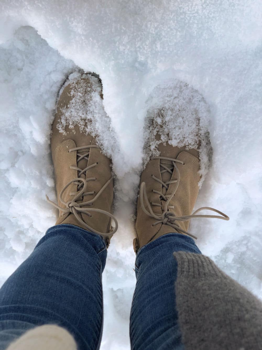 boots in snow