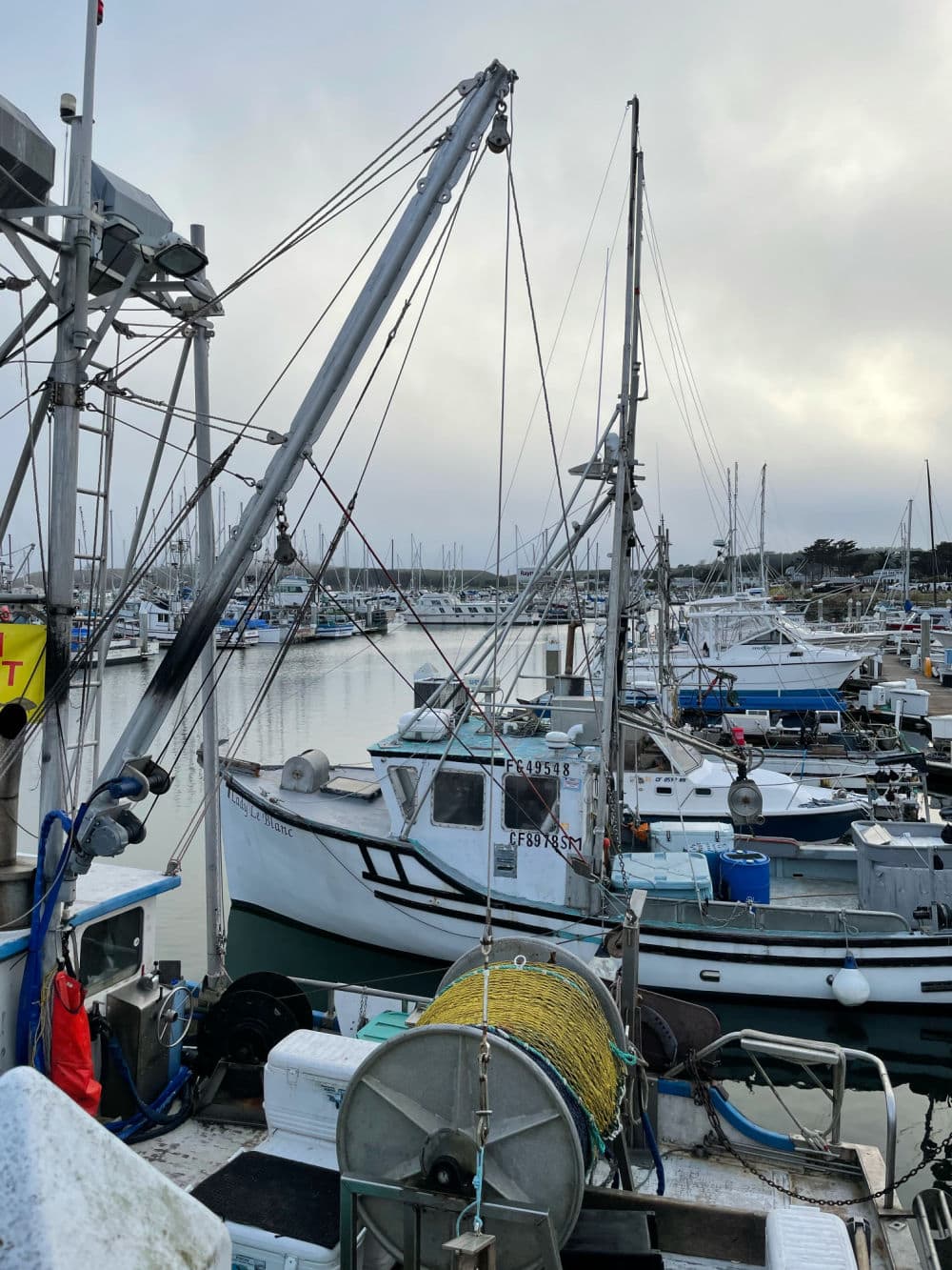 fishing boats at half moon bay