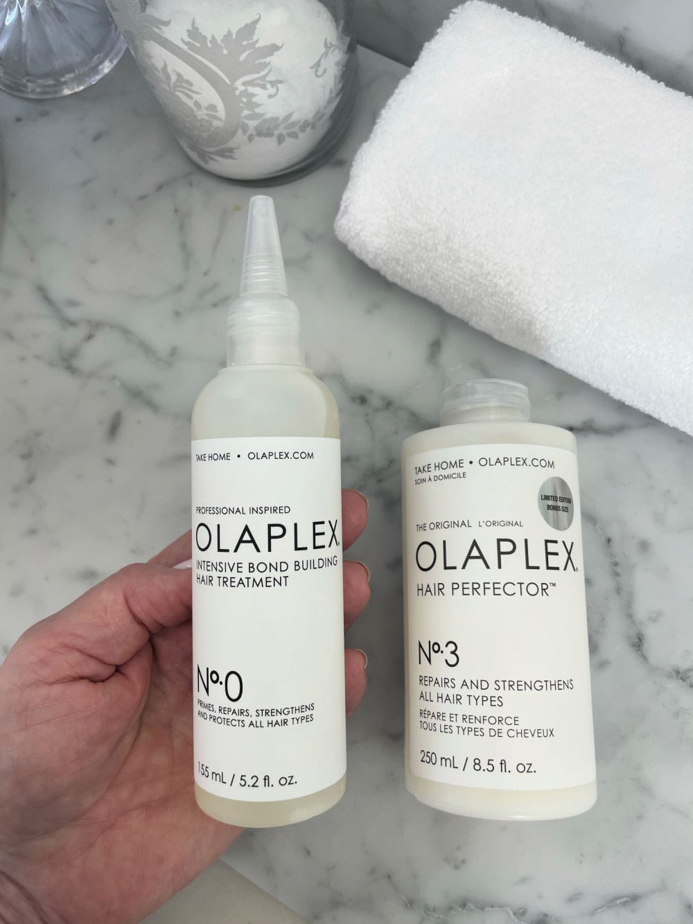 olaplex bond builder and hair perfector