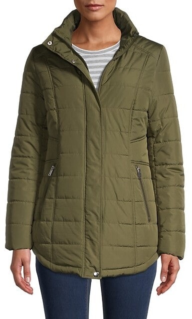 square quilted jacket