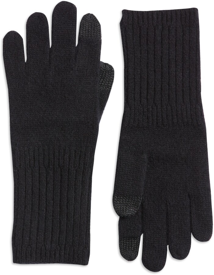 recycled cashmere gloves